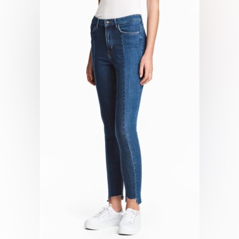 TWO TONED DENIM PANTS SIZE 12